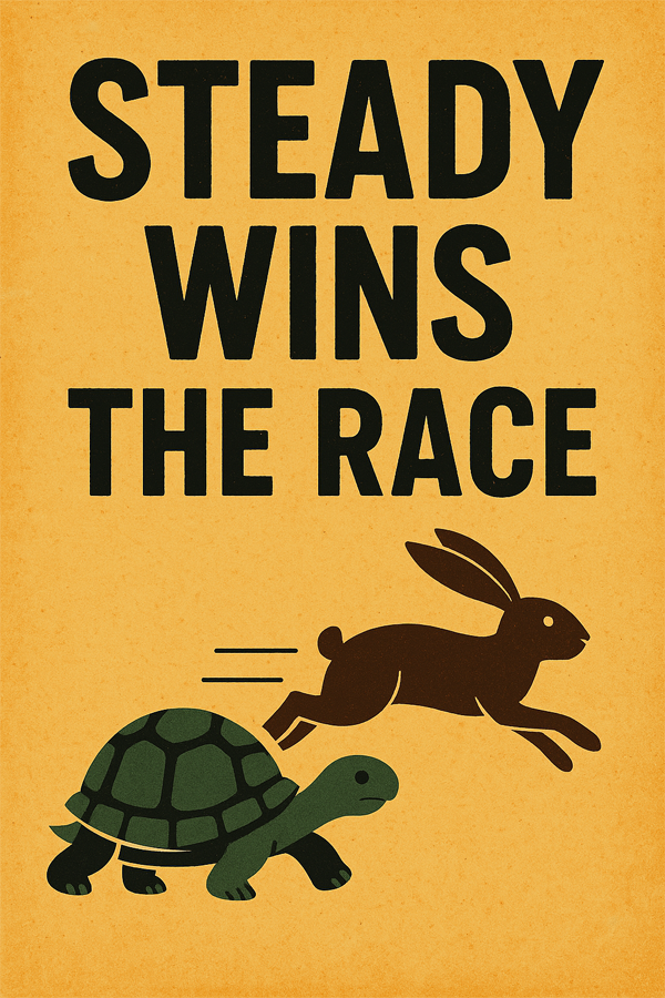 Steady Wins The Race
